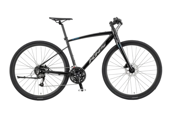 road-bike-flite390d-black-khs Flite 390D | Flat-Bar Road Bike with Disc Brakes